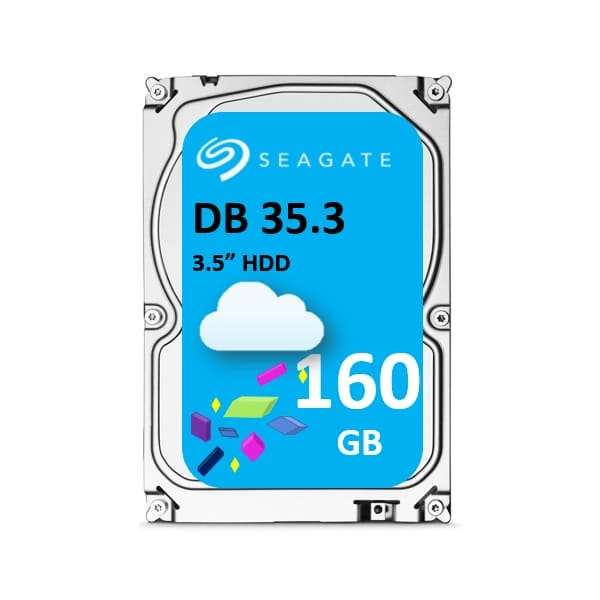160GB Seagate, DB35.3 Series, SATA, 3GB/s, 3.5, 7200RPM, 2MB Cache, Desktop HDD