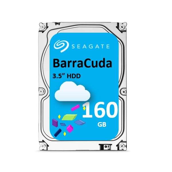 160GB Seagate Barracuda, SATA, 3GB/s, 3.5, 7200RPM, 8MB Cache, Desktop HDD