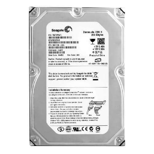 200GB Seagate 3.5" SATA-3Gb/s 7200rpm 8MB