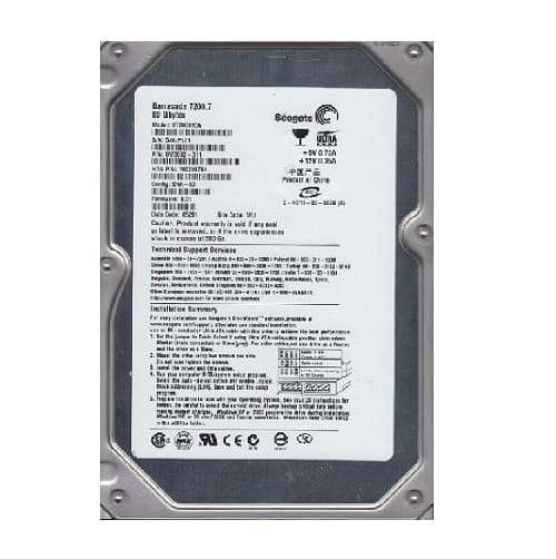 80GB Seagate 3.5" IDE 7200rpm 2MB  (ReNew)
