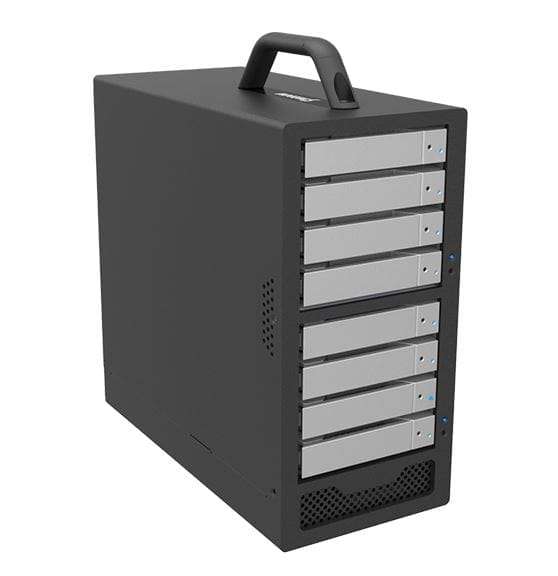 8-Bay Stardom SohoTank, 2x MiniSAS 6G/12G, 8x3.5''/2.5'' SAS/SATA HDD/SSD, Removable Drive Tray, ...
