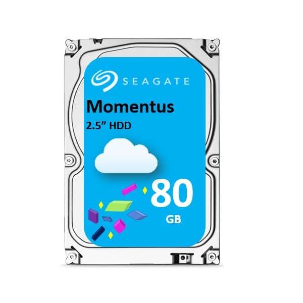 80GB Seagate Momentus, SATA, 1.5GB/s, 2.5", 5400RPM, 8MB Cache,  Notebook HDD