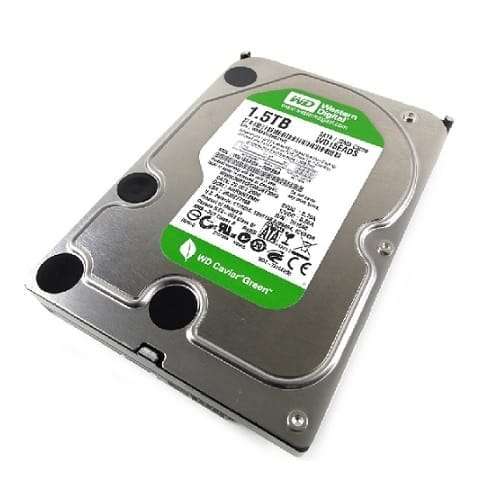1.5TB WD Caviar Green, SATA, 3GB/s, 3.5, 5400RPM, 32MB Cache, Desktop HDD