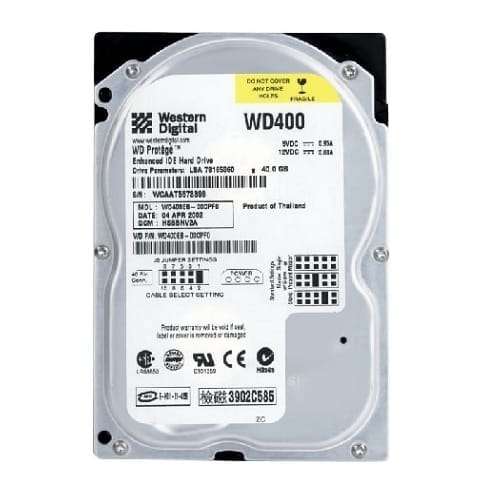 40GB WD 3.5" IDE 5400rpm 2MB  (ReNew)
