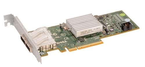 Dell SAS-6 GB HBA External Controller Card. Full Height, Perc H200E Dual Port, PCI-E Host Bus (Re...