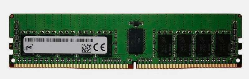 16GB Micron, DDR4-3200Mhz, 2Rx8, RDIMM, ECC Registered, 1.2V, Server Memory Module