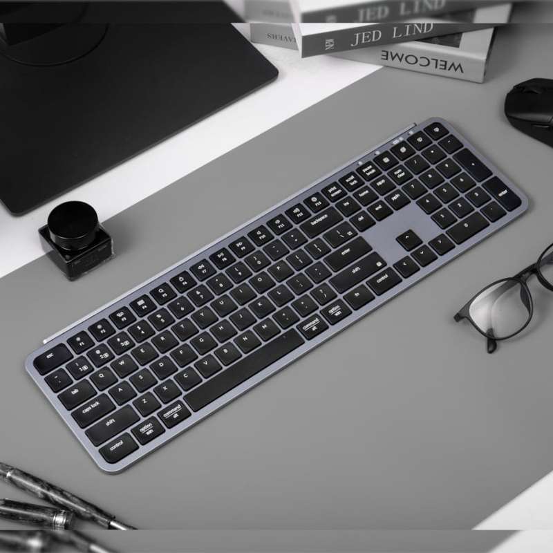 Keychron B6 Pro Ultra-Slim 100% Wireless Keyboard &#x2013; Space Grey