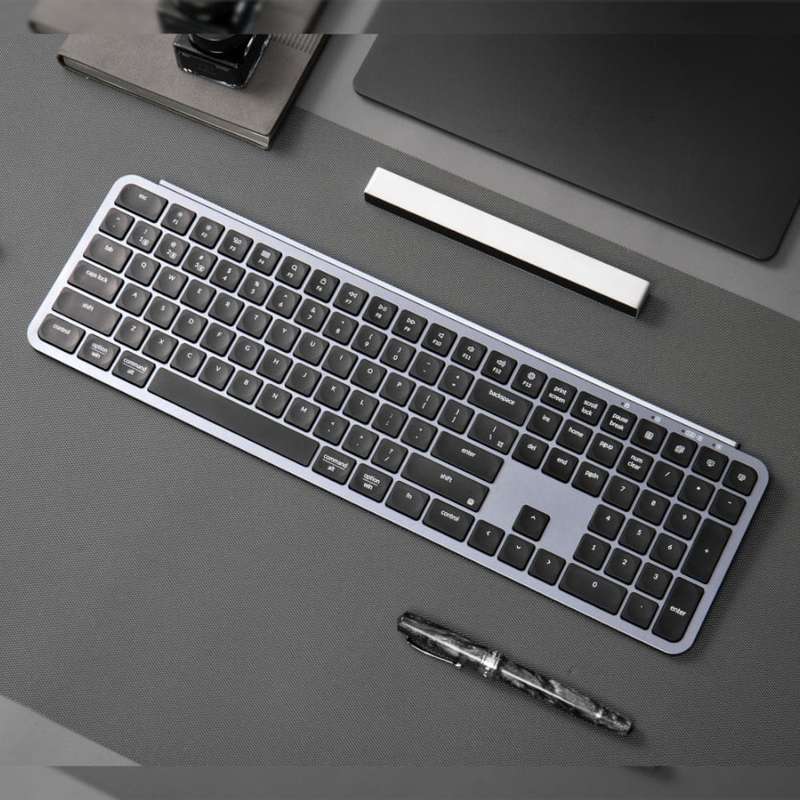 Keychron B6 Pro Ultra-Slim 100% Wireless Keyboard &#x2013; Space Grey