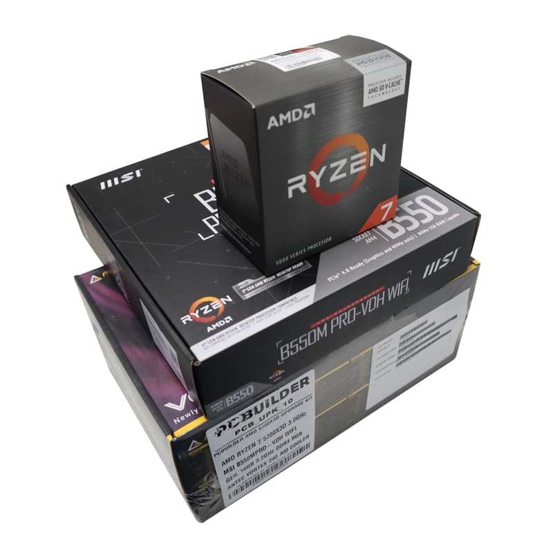 PCBuilder AMD Ryzen 7 5700X3D LEVEL UP Prime Upgrade Kit