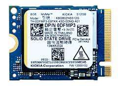 512GB Kioxia, BG6, M.2 2230, PCIe Gen4x4, NVMe, Internal SSD