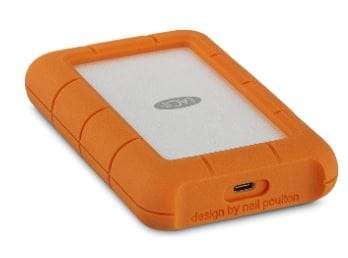 4TB LaCie Rugged ,USB-C and USB 3.0 External Hard Drive, (OEM Packaged/Not Retail)