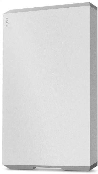 1TB  LaCie, USB 3.1, Type-C, Moon Silver, Mobile Drive, (OEM Packaged/Not Retail)