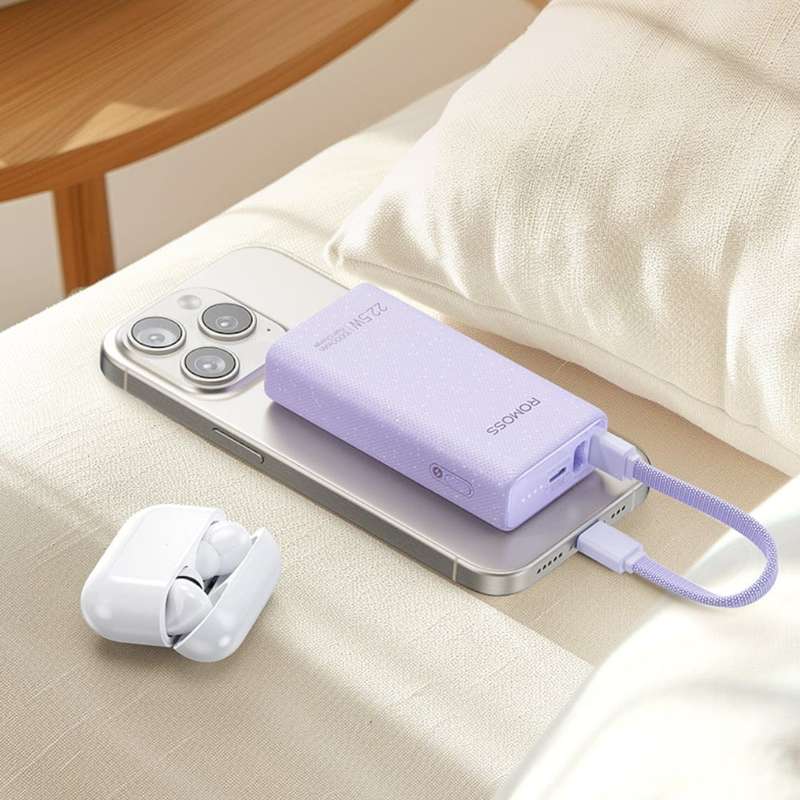 Romoss PHA10 10000mAh 22.5W Fast Charge Power Bank &#x2013; Purple