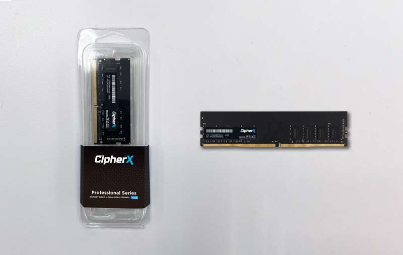 16GB CipherX Professional Series, DDR4 (3200Mhz) UDIMM CL16, Desktop Memory Module (Lifetime Warr...
