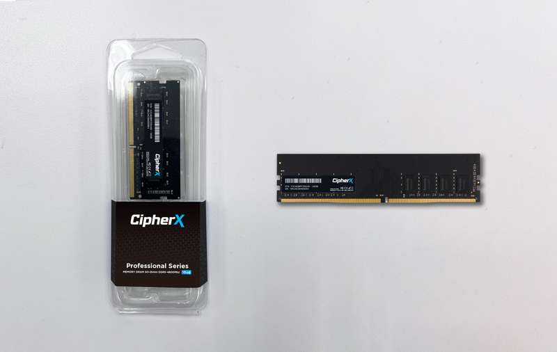 16GB CipherX Professional Series, DDR5 (4800Mhz) SODIMM CL36, Notebook Memory Module (Lifetime Wa...