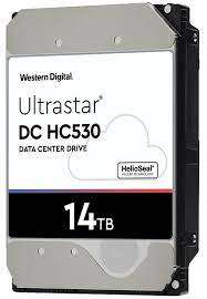 14TB WD Ultrastar, DC HC530, 3.5", SATA 6Gb/s, 512MB, HDD