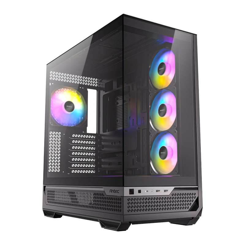 Antec C7 ARGB E-ATX Mid Tower Gaming Chassis &#x2013; Black