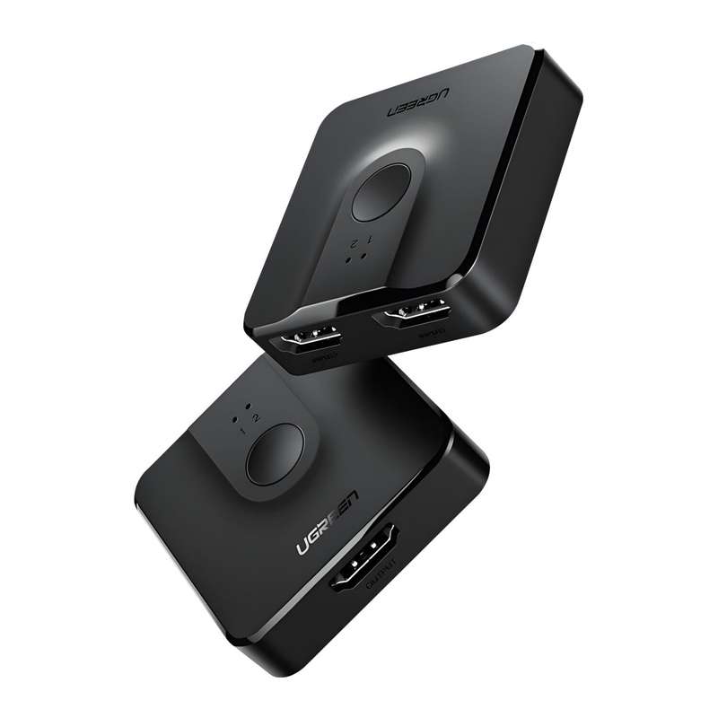 UGREEN CM217-50966 2-in-1 Bi-Directional 4K HDMI Switcher - Black