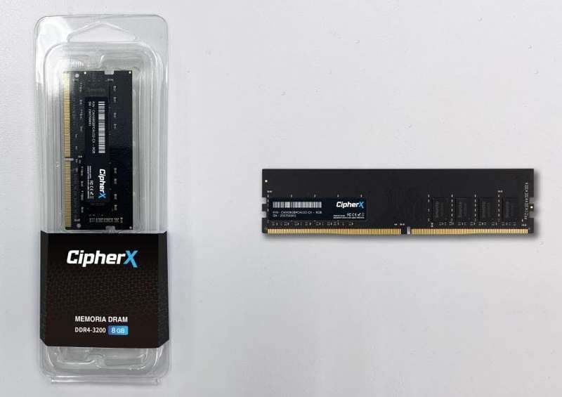 16GB CipherX Professional Series, DDR4 (3200Mhz) SODIMM CL16, Notebook Memory Module (Lifetime Wa...