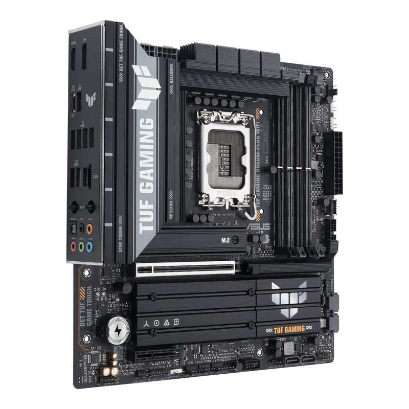 Asus TUF Gaming B860M-Plus Wi-Fi M-ATX Motherboard &#x2013; Intel LGA1851, DDR5, PCIe 5.0. Wi-Fi 7