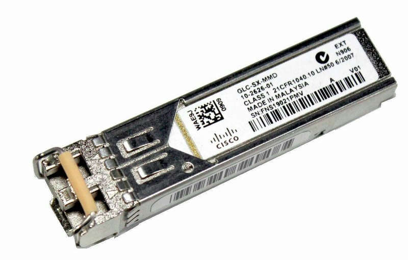 Cisco Transceiver Module Ethernet 1Gbps, 850nm, 3.3V LC Pluggable, SFP, 550m (MMF, DOM) ( Genuine...