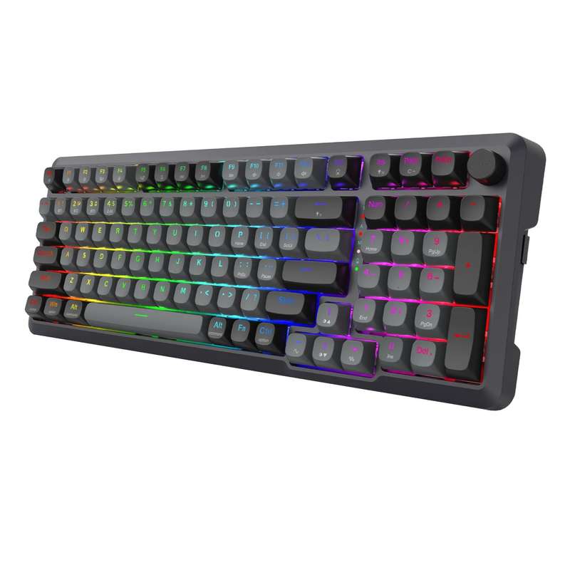 Redragon BREAGI PRO K688 98+1 Gasket Wireless Mechanical Keyboard (Triple Mode, RGB, Hot-Swappabl...