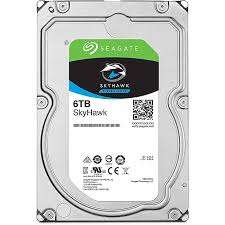6TB Seagate Skyhawk, 3.5", SATA III, 6Gbs, 5400RPM, 256MB Cache, Interna HDD