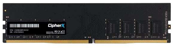 32GB CipherX Professional Series, DDR4 (3200Mhz) UDIMM, Desktop Memory Module
