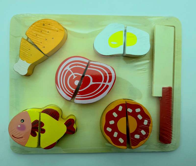 Cutting food puzzle