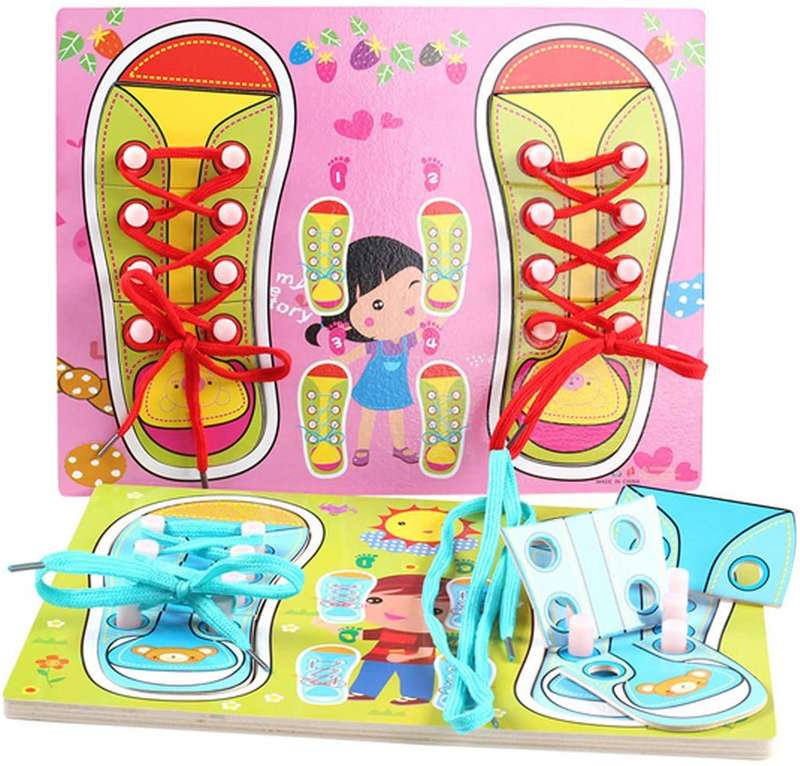 Tie shoelace puzzle