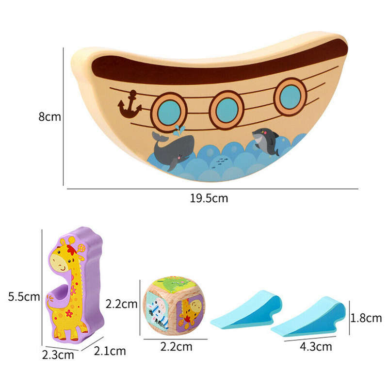 Animal balance beam block