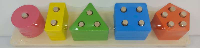 Geometric puzzle plates