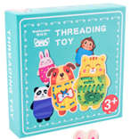 5 animals+ 5 ropes threading toy