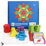 155PCS creative shape puzzles(Cards and shapes)