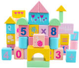 40PCS Digitals and alphabets blocks