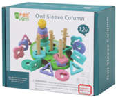 Four stacker wrist rotation set- Owl shape
