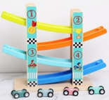 4 Layers slider track  + 4 cars