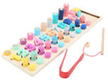 4 in 1 digitals board fishing game clip beads