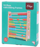 10 row calculating frame abacus