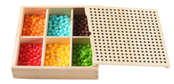 Peg board with Flash card design