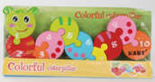 Colourful caterpillar number puzzle