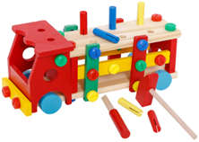 Multifunctional nut combination truck design with peg knocking