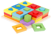 stacked shape blocks