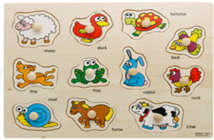 Peg board-Animals