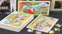 24PCS wood frame puzzles(20 designs mixed)
