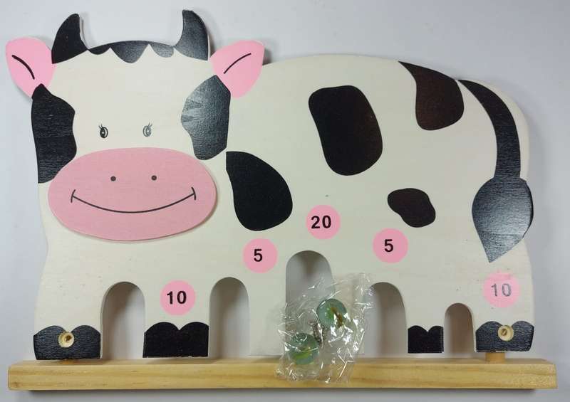 Wooden marble shooting boards