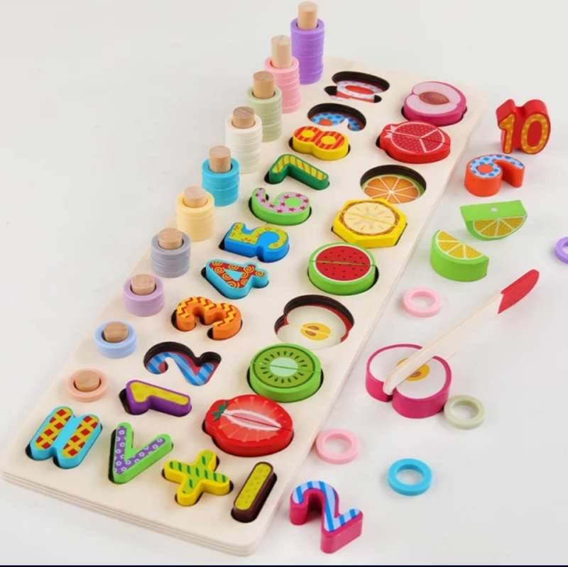 Fruit cutting logarithmic board