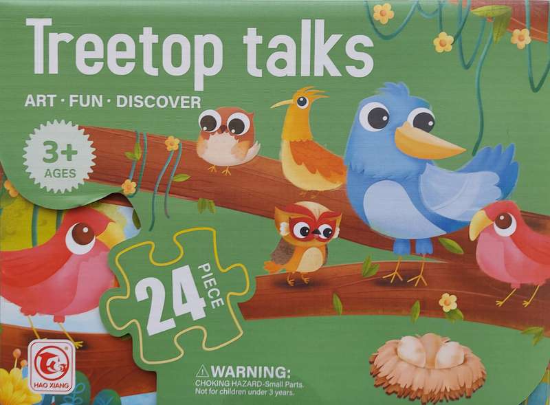 24 PCS-Tree Tops Talks Puzzle