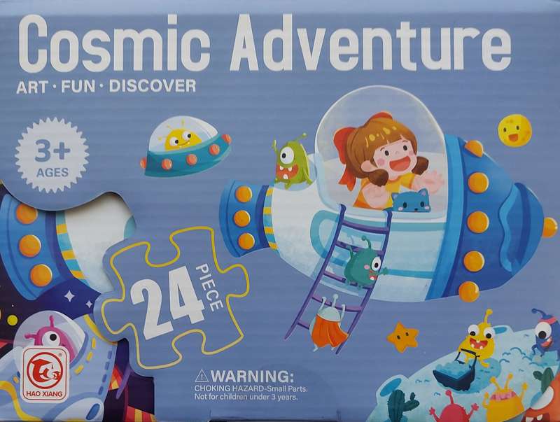 24PCS-Cosmic Adventure Puzzle