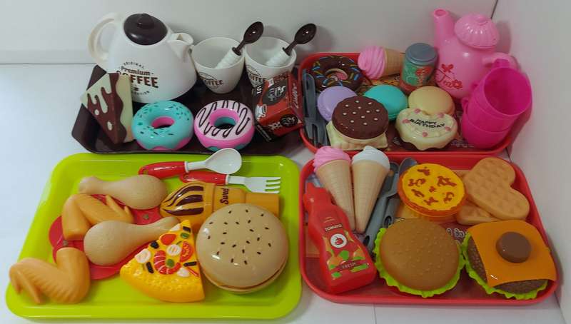 Simulation Fun Play Set -Tea, Coffee, Desserts& food